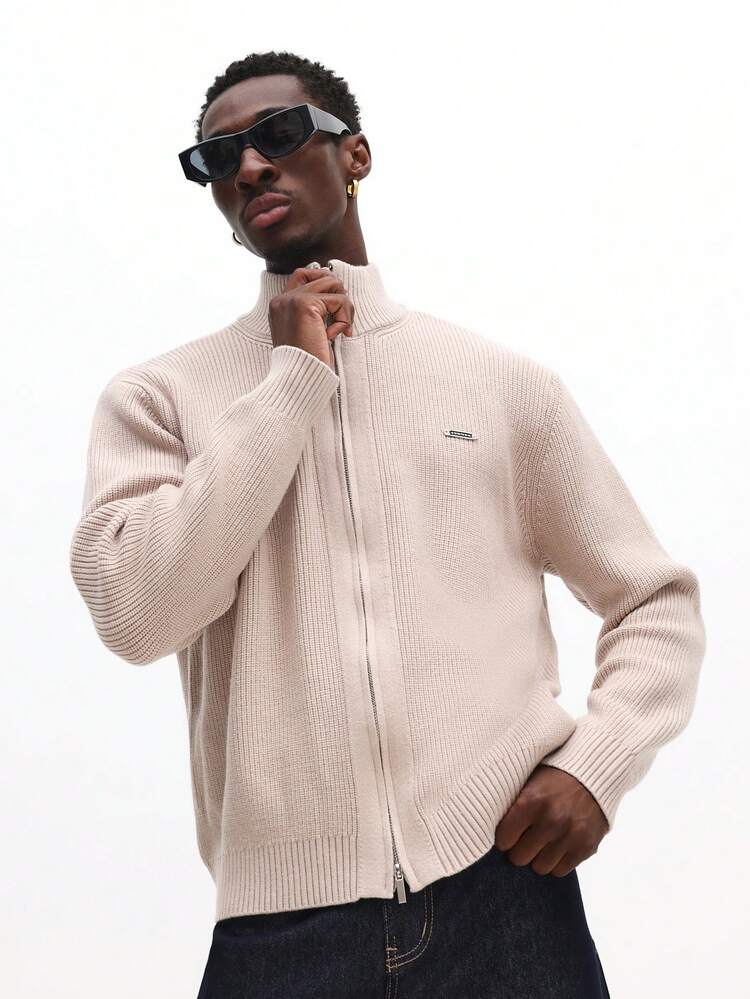 SUMWON Men Cardigans,Suitable For Outdoor Music Festivals, Nightclubs, Bars, Boyfriend/Husband Gift, Anniversary Gift,Classic Men's Cardigan Sweater - Thick Cardigan For Autumn And Winter, Chunky Knit Fabric, Comfortable Fit, Suitable For Holidays And Daily Wear.
