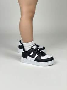 Kids Sneakers - Black and White - View 3