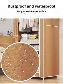 Closet Organizer With Multiple Shelves Large Capacity Storage Cabinet Spacious Hanging Space Sturdy Frame Easy Assembly Space Saving Solution For Bedroom Home Use