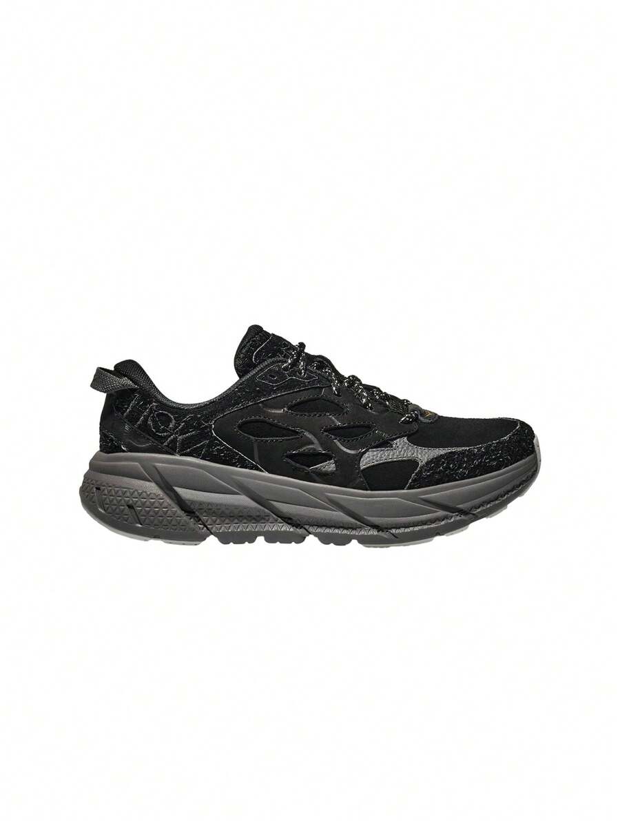 Clifton L Suede TP Unisex Sneakers Black /Satellite Grey 1150910 - Black Grey - View 1