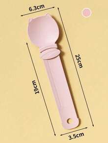 1pc Soft Squeeze Pet Food Dispenser - Long Handle Wet Food Feeder, Plastic Pet Snack Spoon, Cat Food Feeding Tool (Cat Food Not Included) - Multicolor - View 10