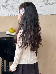 DAZY 女童高领修身长袖T恤，秋季款