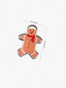 Cirelle Juego de 1 pieza de cortador de galletas y espátula de silicona de acero inoxidable con diseño de árbol de Navidad - Molde para hornear galletas DIY - Multicolor - Ver 11