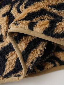 Maija Kids 女童双面抓绒立领半拉链宽松休闲卫衣 - 彩色 - 查看 8