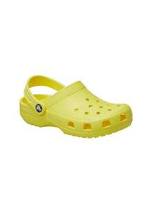 Crocs Dép clog trẻ em cổ điển màu vàng Cyber Yellow 206991-77J - Cyber Yellow - Xem 2