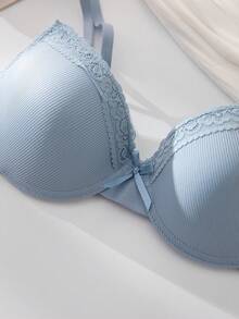 3件套女士简约休闲聚拢文胸套装 - 彩色 - 查看 6