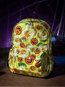 SCOOBY-DOO X SHEIN Women Backpack - 橄欖綠 - 查看 2