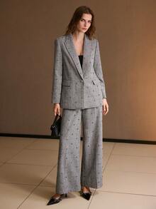 MOTF PREMIUM WOMEN'S STRUCTURED LOOSE FIT BLAZER, AUTUMN/WINTER