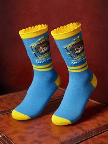 HARRY POTTER X SHEIN Women Crew Socks - Multicolor - View 2