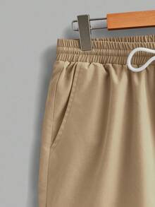 Manfinity Joysei 男士修身针织上衣和梭织短裤套装 - 彩色 - 查看 6