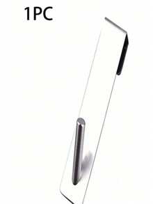 Gancho en forma de acero inoxidable para toallas de ducha, adecuado para puertas de vidrio, ganchos para bata de baño, fácil de instalar, colgadores de toallas y batas en forma para ducha, cocina, dormitorio - accesorio de baño duradero y ahorra espacio - Multicolor - Ver 15