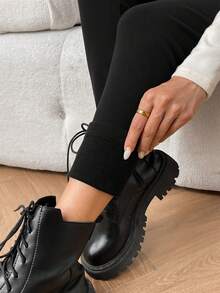 RosyDaze Leggings femininas de cintura alta com forro térmico, controle abdominal, para o inverno.