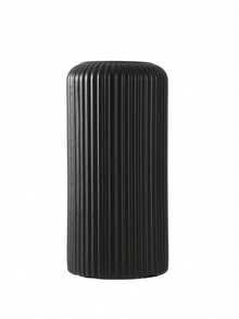 1PC/4Pcs Ceramic Look Plastic Composite Vase, Unbreakable Vase, Height 7.8 Inch Plastic Vase, Simple Tabletop Vase, Dried Flower Vase For Pampas Grass Decoration And Artificial Flower Vase For Home Decor, Bohemian Vase For Wedding Party Table Home Decor, Home Decor, Flower Vase, Centerpiece, Table Decor - Black - View 4
