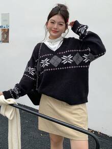 Dazy Plus Dicke, solide Cord-Rock mit Sicherheitsshorts, kurzer gerader Schnitt, Damen in Große Größen, Herbst/Winter