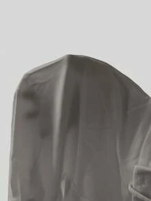 SHEIN Unity Pantalones elegantes de unicolor con pierna acampanada y ajustados para uso diario - Gris Claro - Ver 6