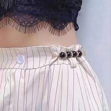 2pcs Removable Waist Adjustment Buckles, Smaller Waist Pins, Trouser Adjustment Buckles, Anti-Light Clasps, Brooches, Women's Pins To Fix Clothes - Multicolor - View 3