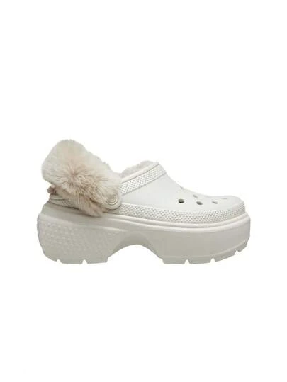 Crocs Stomp Lined Women's Clogs White CR208546