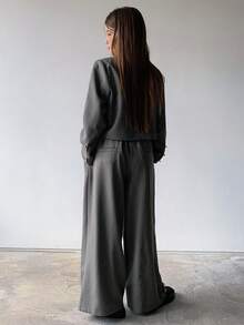 DAZY 少女秋季商务装 - 灰色 - 查看 6