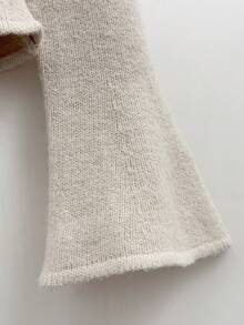 GlowEve Women's Fashionable, Versatile, High-Quality Knit Sweater, Autumn/Winter - Apricot - View 5