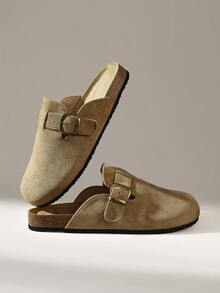 Solecia Giày bệt nữ thoải mái, đa năng, dễ mang hàng ngày - màu nâu - Xem 3