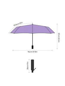 FRIENDS X SHEIN 1 Piece Cartoon Pattern Print Folding Umbrella, UV Protection, Suitable For School, Work, Outdoor And Daily Use, Specially Designed For College Students, High School Students And Men And Women, Photo Frame, Friendship