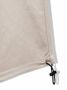 Manfinity Homme Men Loose Fit Flap Pocket Drawstring Waist Cargo Pants Baggy Cargo Men Clothes Cargo Khaki Cargo Pants Cargos For Men - Apricot - View 4