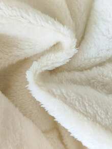 SHEIN Vintaside Kids 女婴连帽连体衣，蓬松可爱碎花图案，冬季款 - 彩色 - 查看 5