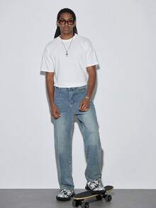 Modcrash Casual Denim Jeans For Men, Blue, Fashion Daily Wear - Medium Wash - View 2