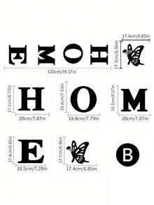 家用亚克力 3D 镜面墙贴，可定制标语 - 黑色高级颜色选项，是情人节、婚礼、生日和日常家居升级的理想走廊、入口、客厅和卧室墙壁装饰