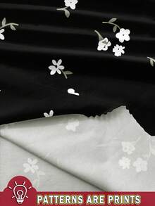 SHEIN LUNE 女士碎花中长连衣裙，适合春夏季 - 彩色 - 查看 3