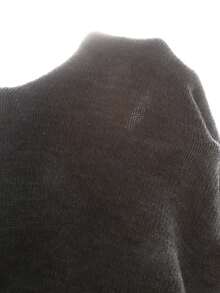 SHEIN 2pcs Teenager Knitted Sweater And Pants Set, Round Neck Dropped Shoulder Sunflower Jacquard Loose Knitted Pullover And Pants - Grey - View 4