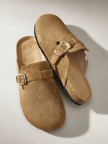 Solecia 女士休闲百搭平底鞋，适合通勤和日常穿着 - 鏽棕色 - 查看 6