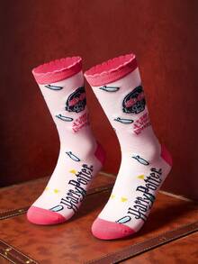 HARRY POTTER X SHEIN Women Crew Socks - Multicolor - View 2
