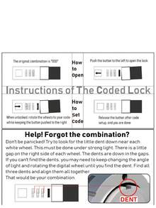 SHEIN Basic living A5 200 Pages 2023 Notebook Retro Password Book With Lock Diary Binder Thickened Creative Hand Ledger Student Notepad Stationery Back To School