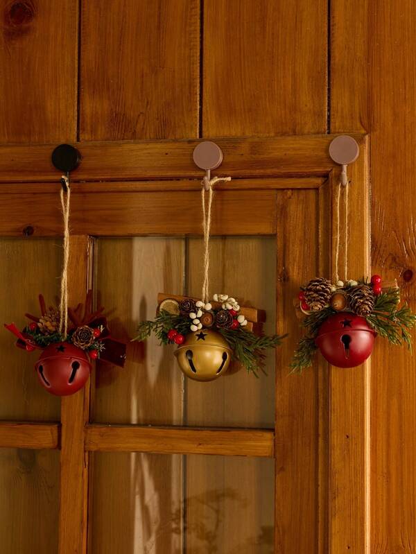 Cirelle Christmas Bells, Antlers, Bows, Pine Cones, Bells, Mixed Pendants, Christmas Tree Window Hangings, Car Hangings, Decorations