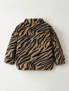 Maija Kids 女童双面抓绒立领半拉链宽松休闲卫衣 - 彩色 - 查看 2