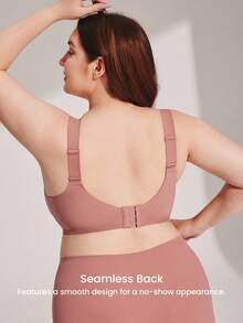 LUVLETTE Plus Dream Curve 2ndHaut Drahtlos Volle Abdeckung Nahtlos Seitliche Unterstützung Lounge BH Bustier BH Unsichtbar Unterwäsche Workout Sport Klebrig Basis Größe Freiheit BH