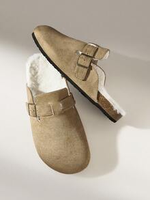 Solecia 女士休闲百搭通勤日常保暖平底鞋 - 駝色 - 查看 3