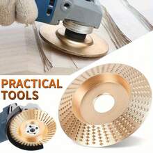 1/3pcs Wood Carving Grinding Wheel Set - Wood Grinding Blade Angle Grinder Polishing Blade Wood Grinding Tool Polishing Wheel Artifact Woodworking Grinding Blade Thorn Disc, Including Flat, Curved And Conical Grinding Wheels, Used For Efficie 3pcs Steel Angle Grinder Disc, Sand Grit, 16Mm Hole, Arc Flat Bevel, Metal, Wood Grinding Disc For Metal, Wood, Carbon Steel - Gold - View 12