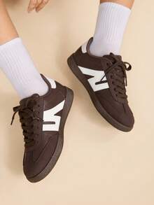 CUCCOO EASI 2024春秋款粉色厚底高帮休闲女鞋 - 棕色 - 查看 7