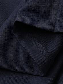 DAZY Sophisticated Pleated Midi Skirt In Navy Blue For Tween Girls - Navy Blue - View 7