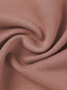 Manfinity Homme 男士纯色休闲长袖夹克，男士夹克，秋冬男装，冬季男士夹克，卡其色夹克 - 粉色 - 查看 7