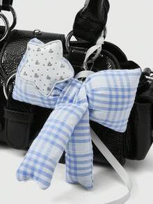 ROMWE Grunge Punk Y2K Glossy Flip Top Handbag - Black - View 4