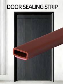 6/1 متر شريط سيليكون أبيض عالي الجودة (1-3 قطع)، 6 أمتار (236.22 بوصة) لكل لفة - شريط لاصق احترافي للأبواب والنوافذ، شريط مانع للرياح للباب الخلفي، شريط مطاطي مضاد للتصادم، مثالي للمتاجر والمطاعم والفنادق والمكاتب والمنازل - مستطيل - مشاهدة 2