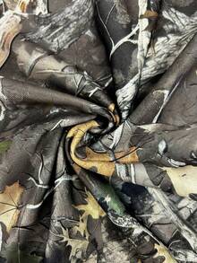 INAWLY 女士大码运动衫/半拉链休闲圆领运动上衣/全身树叶印花/数码印花/超宽松女士大码运动上衣/秋冬款 - 彩色 - 查看 4