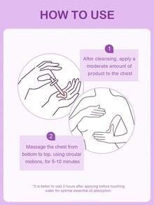 SlowSunday 胸部按摩精油，滋润滋养肌肤，身体护理，派对理想之选，适合夏季使用 - 無色 - 查看 4