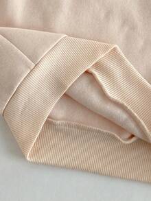 Loomiva 2件套男童字母图案针织柔软圆领长袖卫衣和松紧腰裤套装 - 彩色 - 查看 5