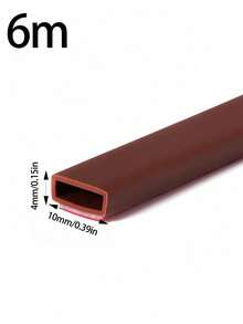 6/1 متر شريط سيليكون أبيض عالي الجودة (1-3 قطع)، 6 أمتار (236.22 بوصة) لكل لفة - شريط لاصق احترافي للأبواب والنوافذ، شريط مانع للرياح للباب الخلفي، شريط مطاطي مضاد للتصادم، مثالي للمتاجر والمطاعم والفنادق والمكاتب والمنازل - مستطيل - مشاهدة 12