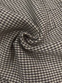 Franclia 女士休闲百搭通勤千鸟格裹身迷你裙 - 彩色 - 查看 6