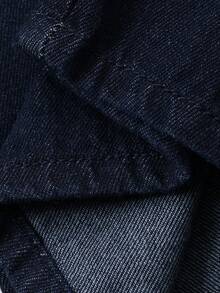 DAZY Tween Girls Casual Zipper Hooded Denim Jumpsuit - Blue - View 7